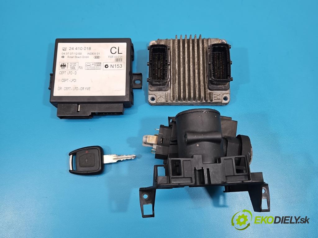 Opel Astra II 1998-2009 1.6 8V 84KM manual 62 kW 1598 cm3 5- riadiaca jednotka motora 09353459