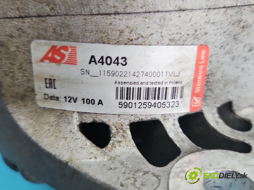 Fiat Doblo I 2001-2010 1.9 jtd 120 HP manual 88 kW 1910 cm3 5- Alternator  (Alternátor)