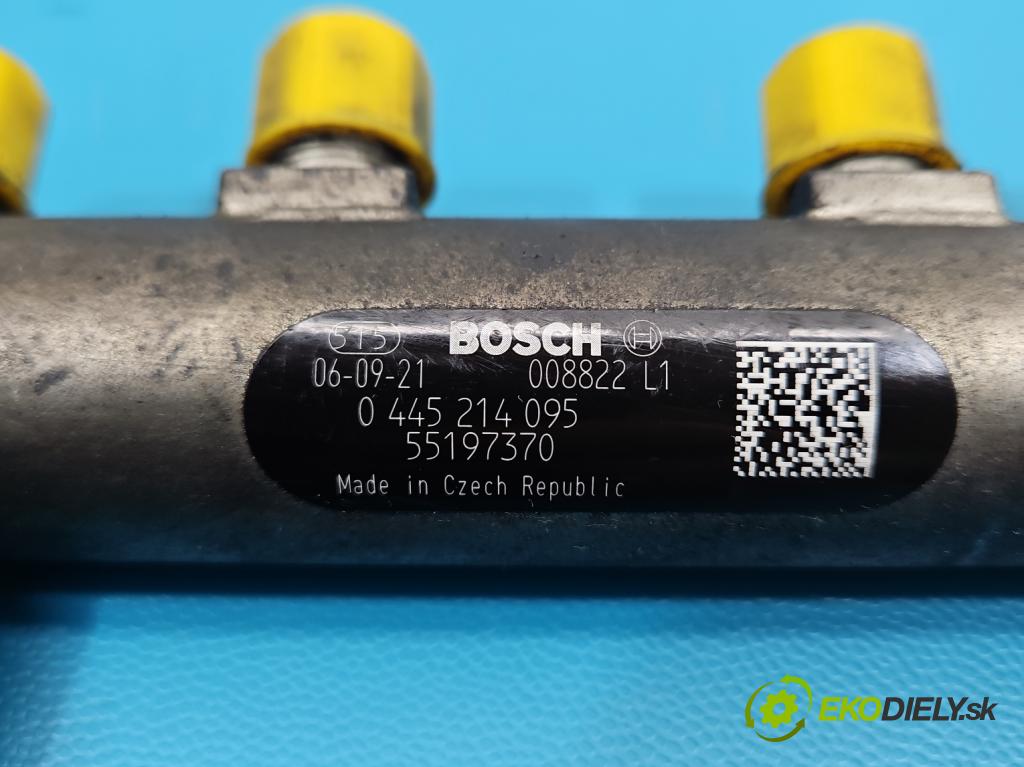 Fiat Doblo I 2001-2010 1.9 jtd 120 hp manual 88 kW 1910 cm3 5- lišta vstřikovací 0445214095 (Vstřikovací lišta)