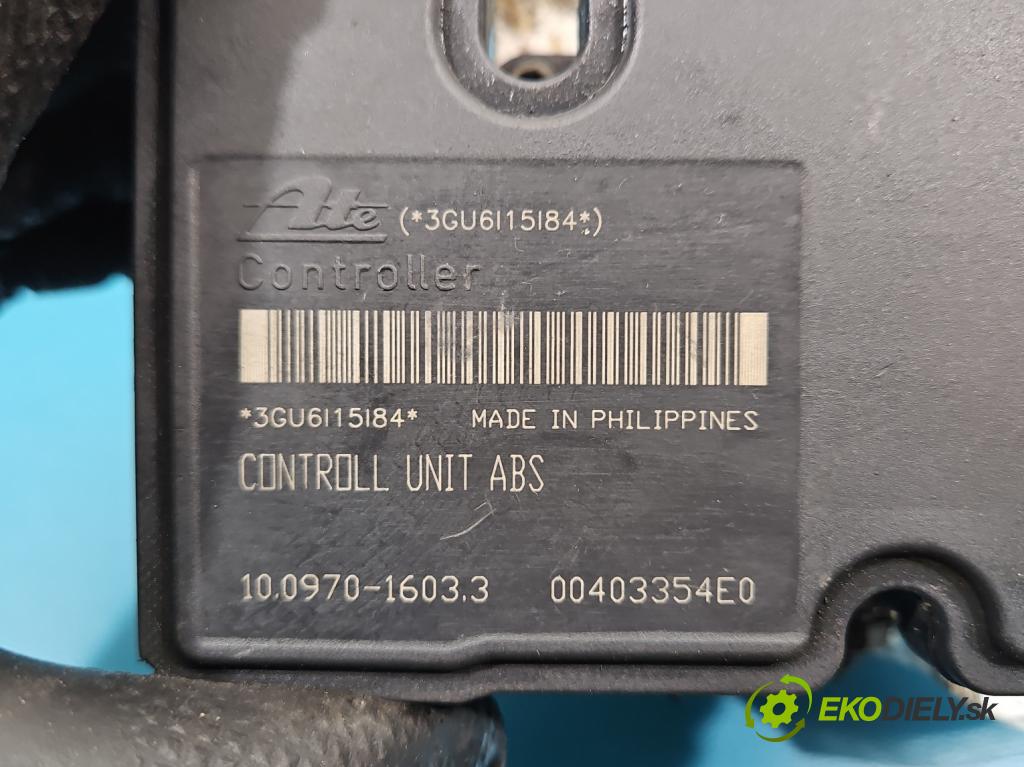 Fiat Doblo I 2001-2010 1.9 jtd 120 HP manual 88 kW 1910 cm3 5- čerpadlo abs 51773386 (Pumpa ABS)