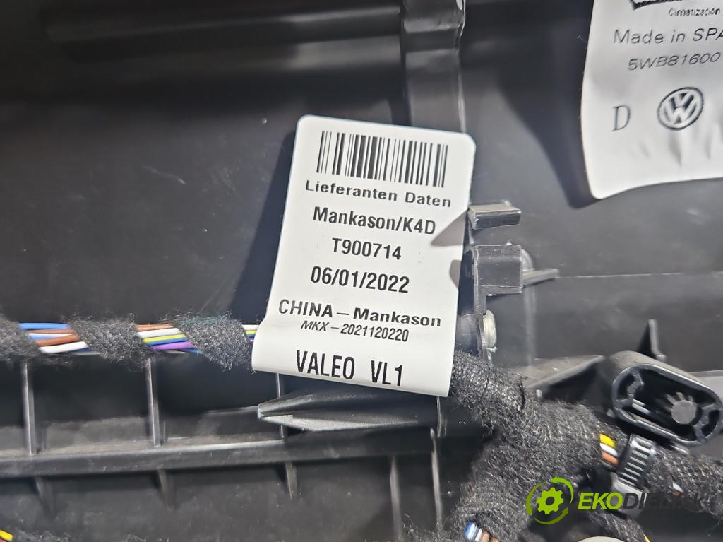 Cupra Formentor 20- 1.5 TSI 150 hp automatic 110 kW 1498 cm3 5- radiátor 5WB816001B (Radiátor topení)