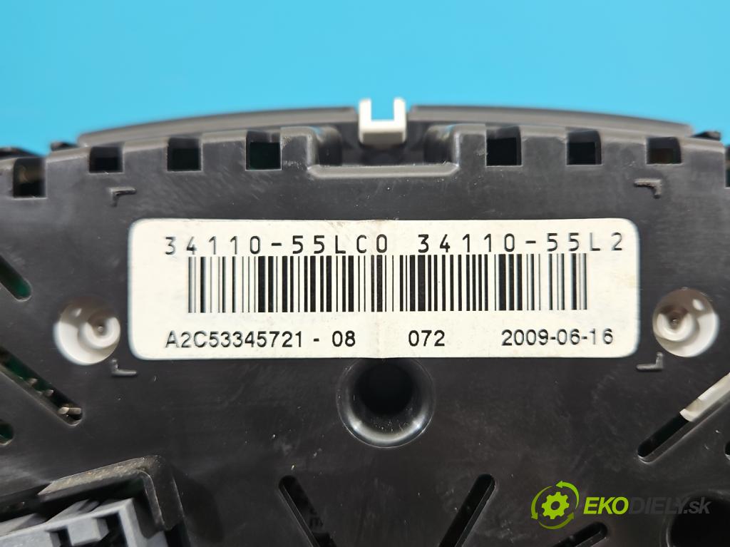 Suzuki SX4 I 2006-2014 1.6 16v 120 HP manual 88 kW 1586 cm3 5- prístrojovka/ budíky 34110-55L2 (Prístrojová doska)