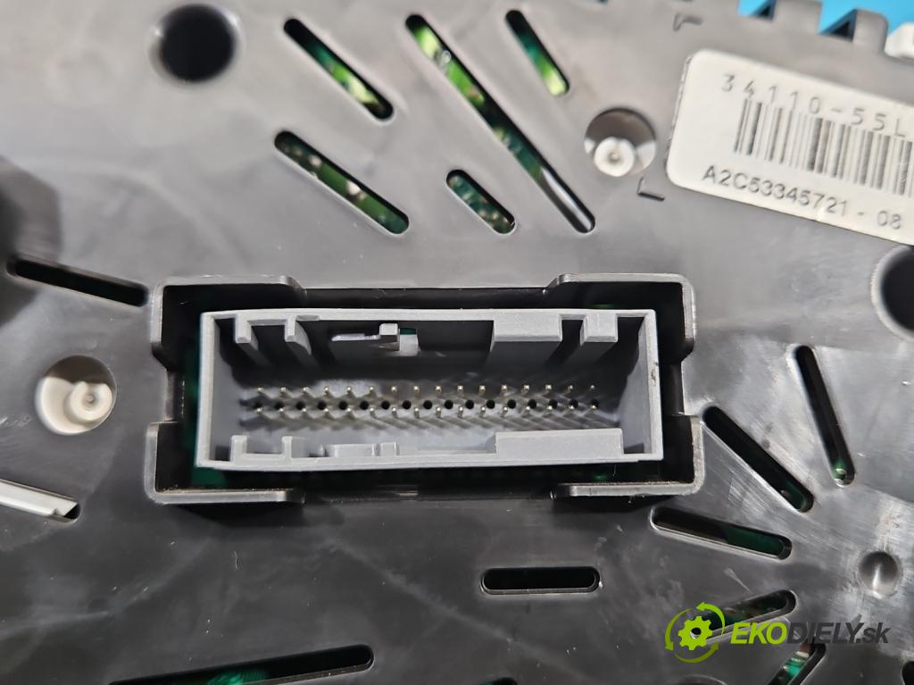 Suzuki SX4 I 2006-2014 1.6 16v 120 HP manual 88 kW 1586 cm3 5- prístrojovka/ budíky 34110-55L2 (Prístrojová doska)