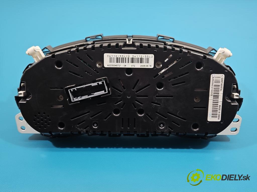 Suzuki SX4 I 2006-2014 1.6 16v 120 HP manual 88 kW 1586 cm3 5- prístrojovka/ budíky 34110-55L2 (Prístrojová doska)