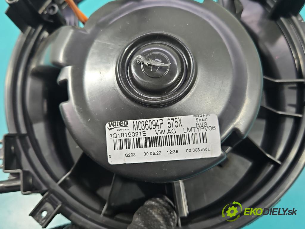 Cupra Formentor 20- 1.5 TSI 150 HP automatic 110 kW 1498 cm3 5- ventilátor vzduchu 3Q1819021E