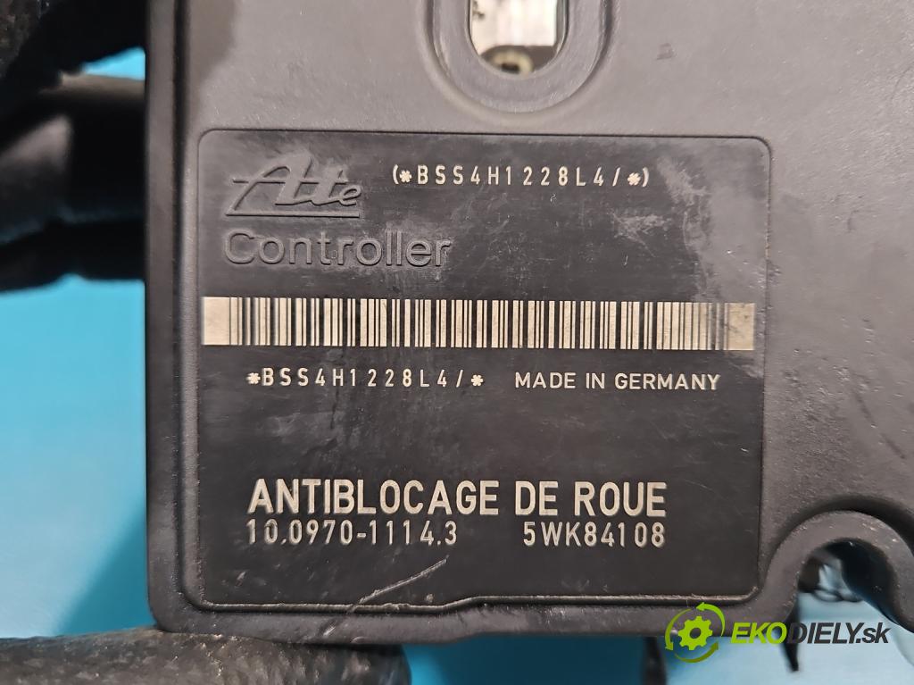 Peugeot 206 1.4 8V 75 HP manual 55 kW 1360 cm3 3- čerpadlo abs 9652342980 (Pumpa ABS)