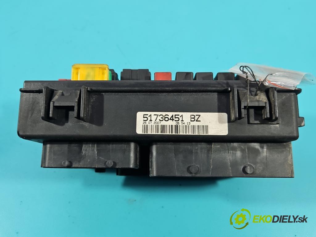 Fiat Punto Grande 1.4 8V 77 hp manual 57 kW 1368 cm3 5- skříňka pojistková 51736451 (Pojistková skříňka)