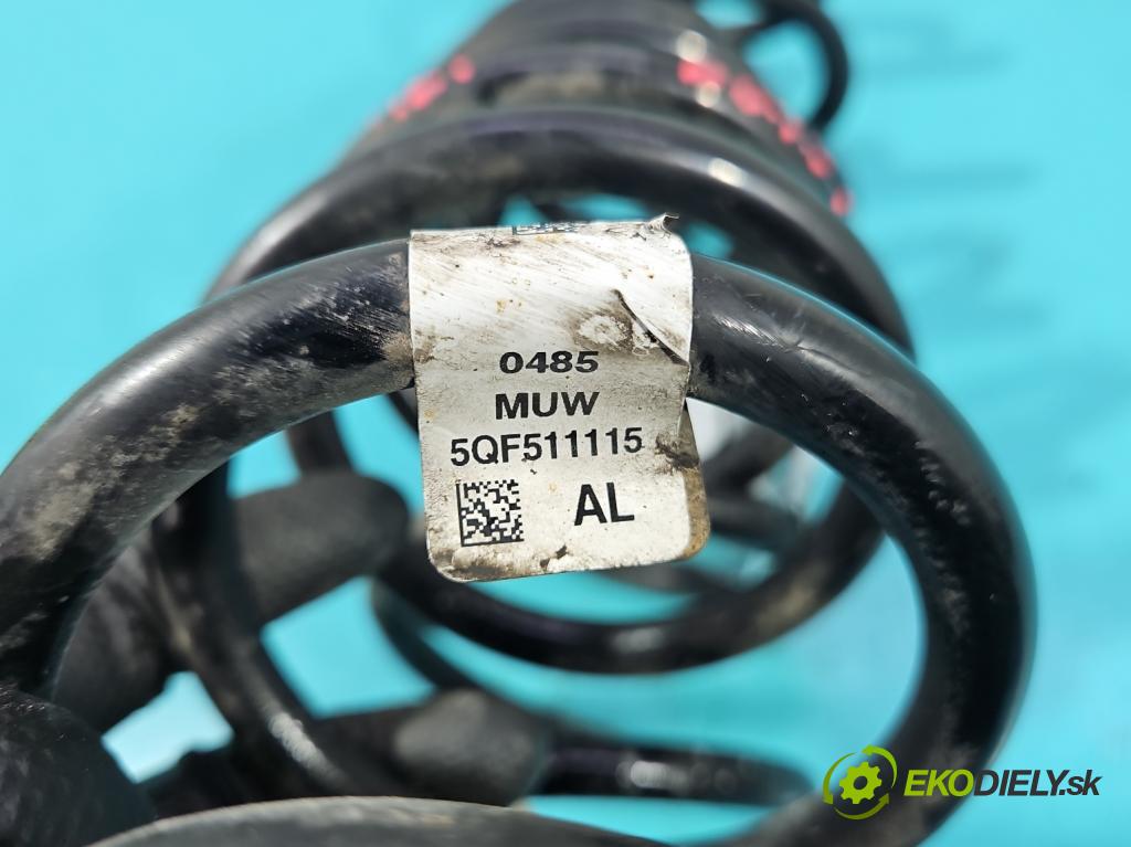 Cupra Formentor 20- 1.5 TSI 150 hp automatic 110 kW 1498 cm3 5- Pružiny: zadní komplet 5QF511115AL