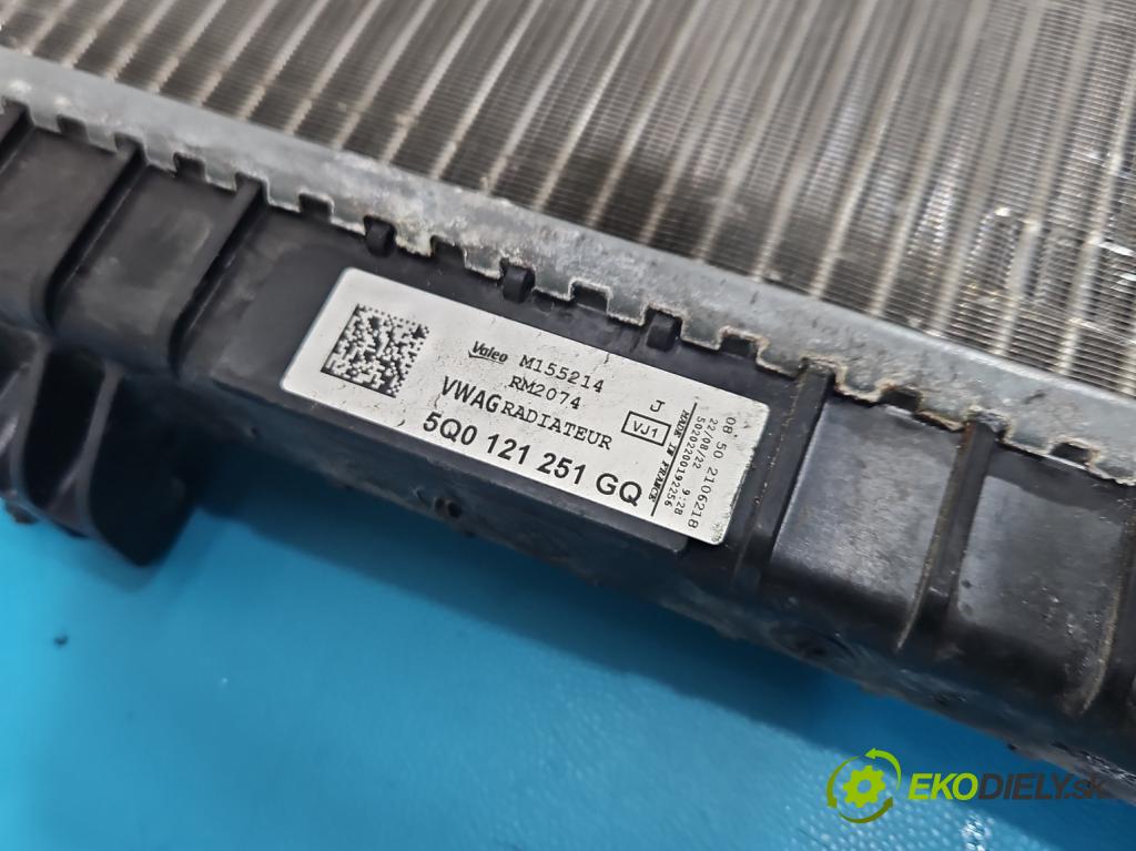 Cupra Formentor 20- 1.5 TSI 150 hp automatic 110 kW 1498 cm3 5- Chladič vody 5Q0121251GQ (Vodní chladič)