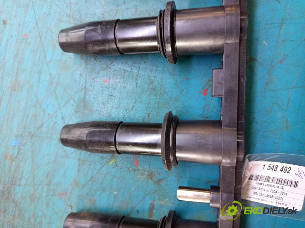 Opel Astra III 2004-2014 1.6 16V 105 hp manual 77 kW 1598 cm3 5- cívka zapalovací  (Zážehová cívka)