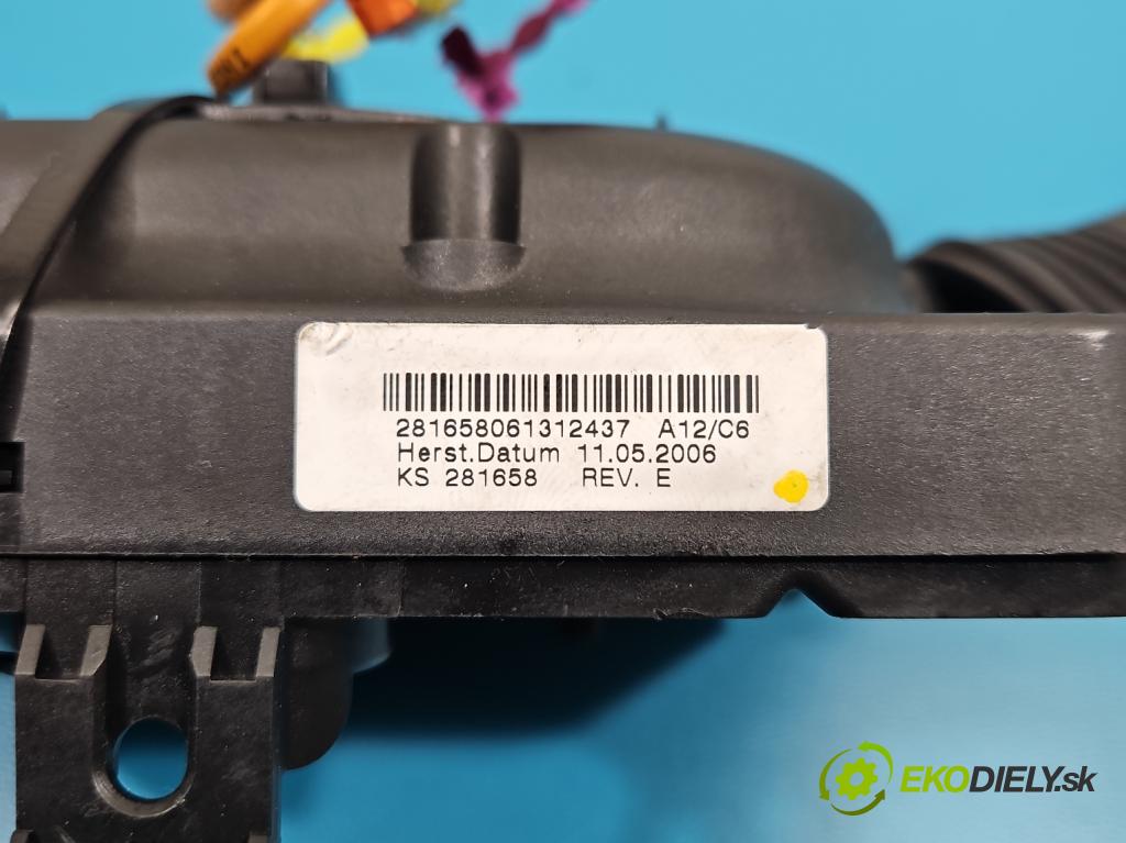 Opel Astra III 2004-2014 1.6 16V 105 HP manual 77 kW 1598 cm3 5- prepínač komplex: 13236788 (Prepínacie páčky pod volantom)