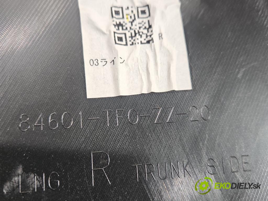 Honda Jazz III 2008-2014 1.3 16V 99 hp automatic 73 kW 1339 cm3 5- Tapacír: kufra: pravé 84601-TFO-ZZ-20