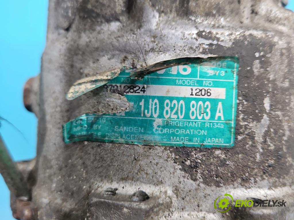 Seat Leon I 1999-2005 1.9 tdi 110 HP manual 81 kW 1896 cm3 5- Kompresor: klimatizácie 1J0820803A (Kompresor klimatizácie)