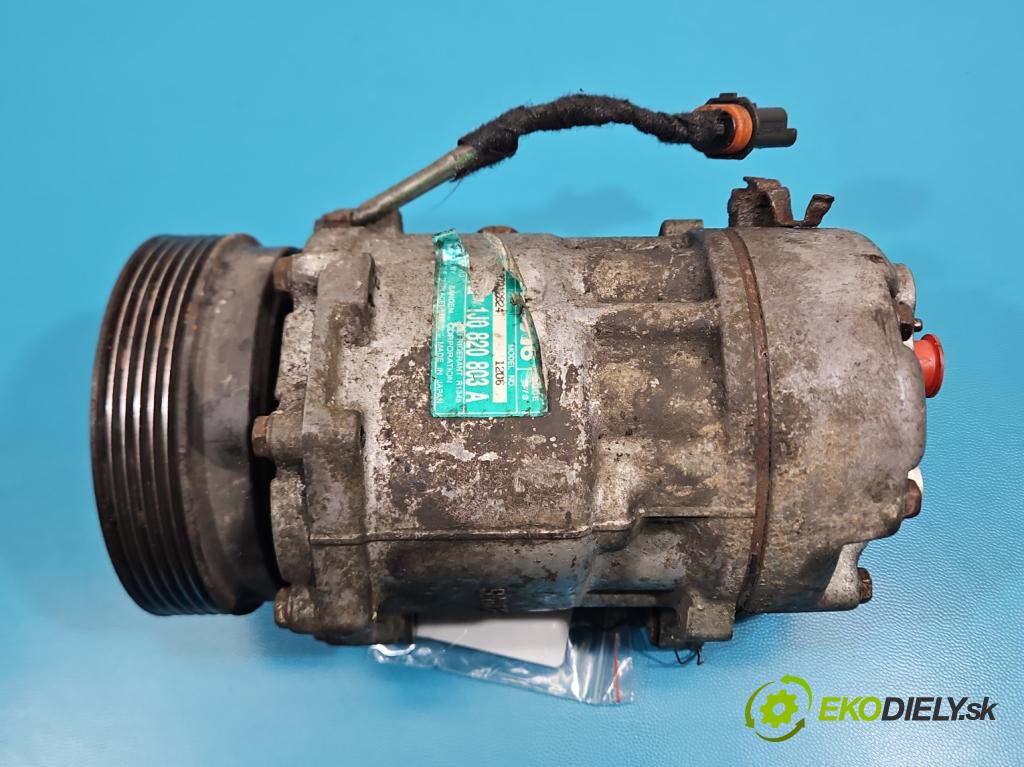 Seat Leon I 1999-2005 1.9 tdi 110 HP manual 81 kW 1896 cm3 5- Kompresor: klimatizácie 1J0820803A (Kompresor klimatizácie)