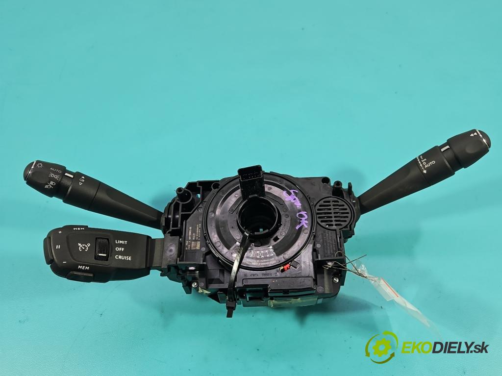 Peugeot 508 II 2018- 1.5 hdi 131 HP manual 96 kW 1499 cm3 5- prepínač komplex: 98312600ZD (Prepínacie páčky pod volantom)