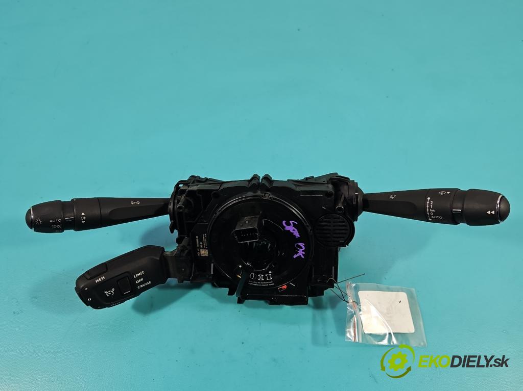 Peugeot 508 II 2018- 1.5 hdi 131 HP manual 96 kW 1499 cm3 5- prepínač komplex: 98312600ZD (Prepínacie páčky pod volantom)
