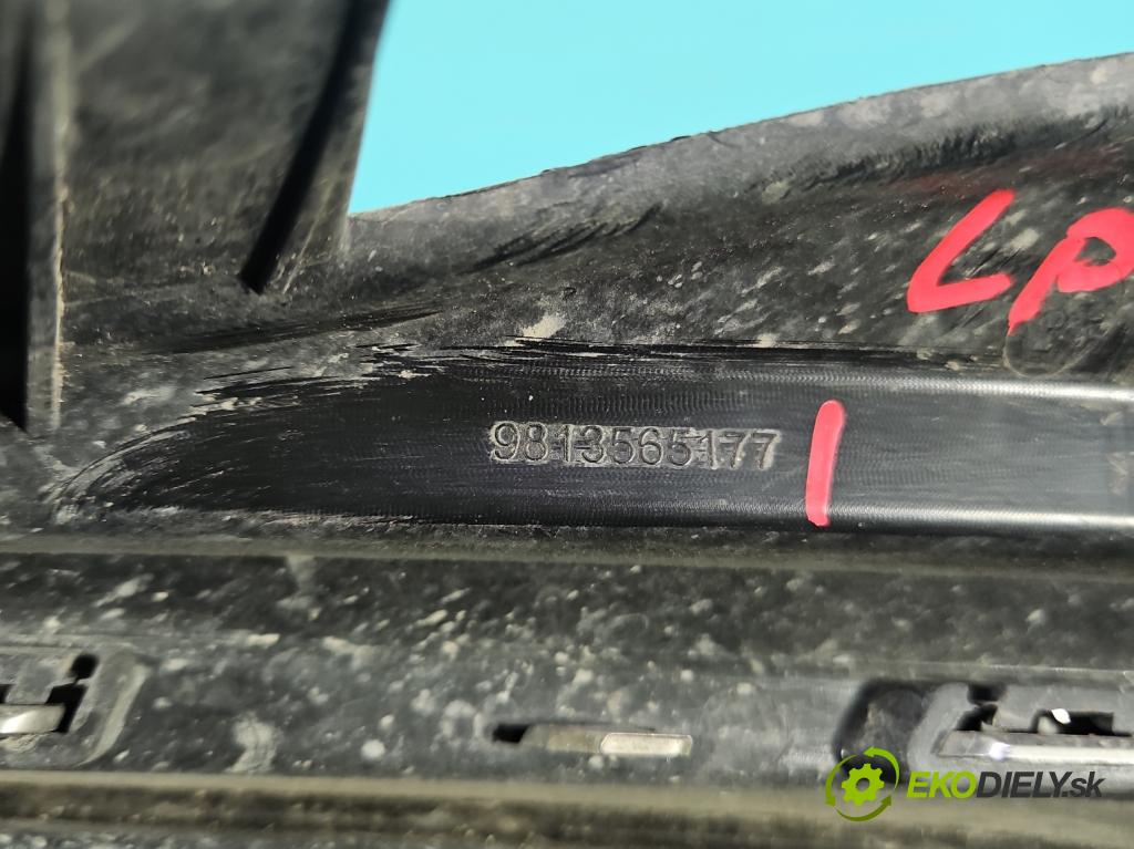 Peugeot 508 II 2018- 1.5 hdi 131 hp manual 96 kW 1499 cm3 5- Zaślepka: mřížka: nárazníku levé 9813565177