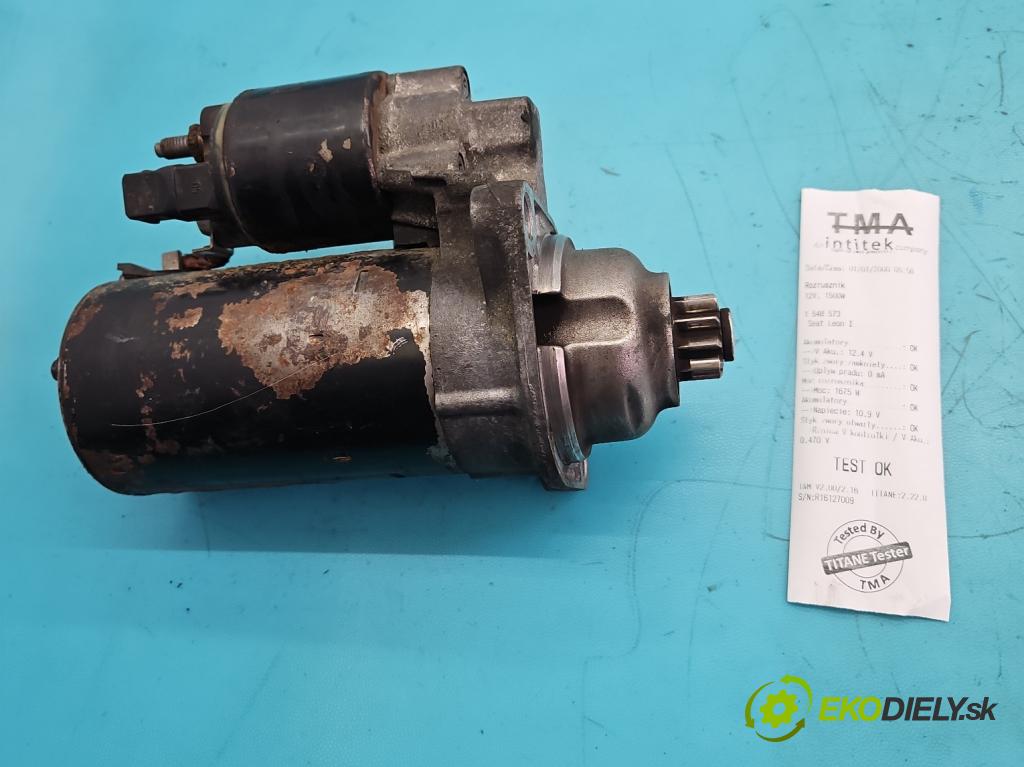 Seat Leon I 1999-2005 1.9 tdi 110 HP manual 81 kW 1896 cm3 5- štartér  (Štartér)