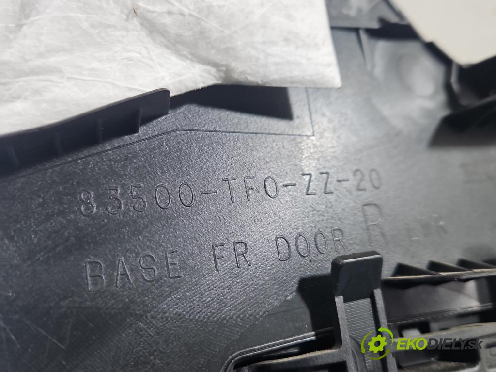 Honda Jazz III 2008-2014 1.3 16V 99 hp automatic 73 kW 1339 cm3 5- Tapacír: dveře přední pravé