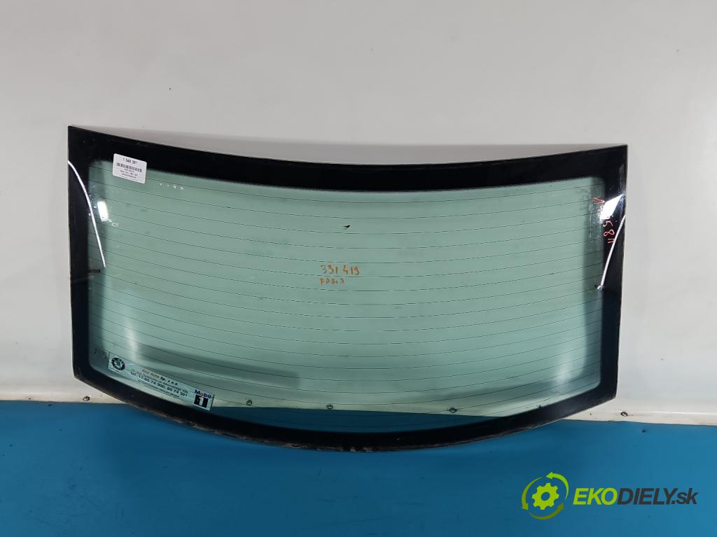 Skoda Fabia I 1999-2007 1.4 mpi 68 hp manual 50 kW 1397 cm3 4- sklo zadní  (Zadní sklo)