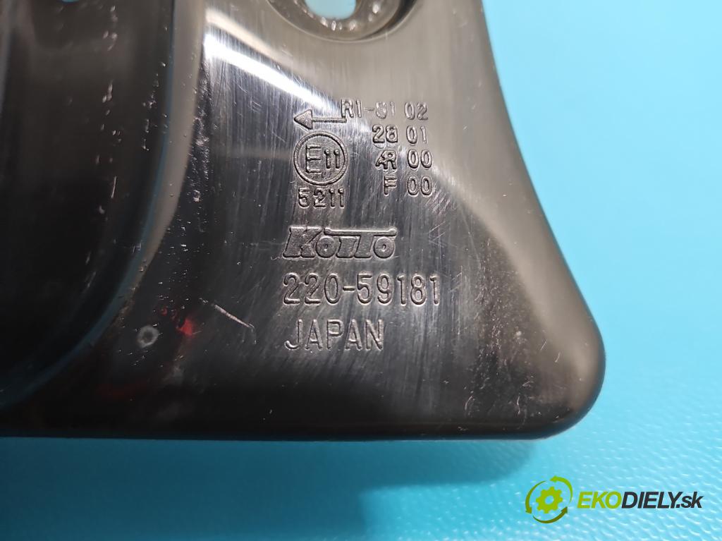 Suzuki SX4 I 2006-2014 1.6 16v 120 HP manual 88 kW 1586 cm3 5- svetlo / reflektor zadné ľavé 220-59181 (Kľučka dverí ostatné)