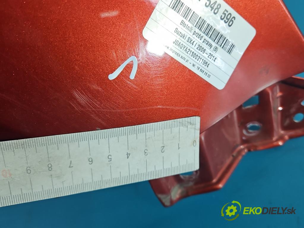 Suzuki SX4 I 2006-2014 1.6 16v 120 HP manual 88 kW 1586 cm3 5- blatník predné pravý  (Kľučka dverí ostatné)