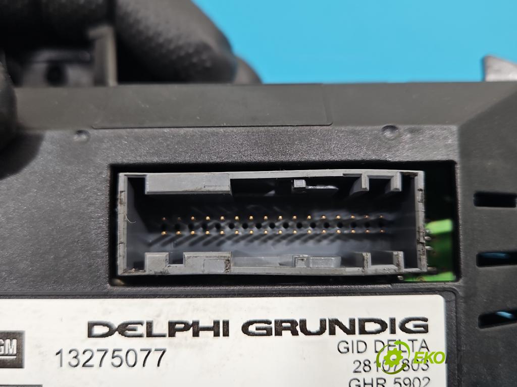 Opel Zafira B 2005-2014 1.8 16V 140 hp manual 103 kW 1796 cm3 5- displej 13275077 (Přístrojová deska)