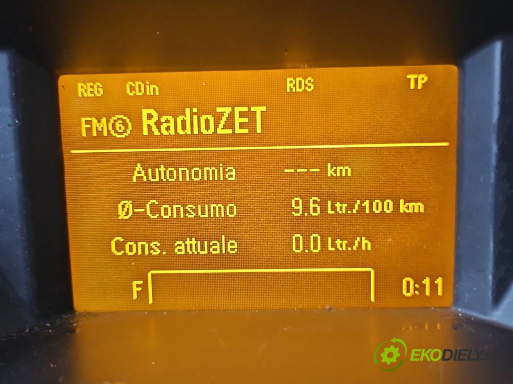 Opel Zafira B 2005-2014 1.8 16V 140 hp manual 103 kW 1796 cm3 5- displej 13275077 (Přístrojová deska)