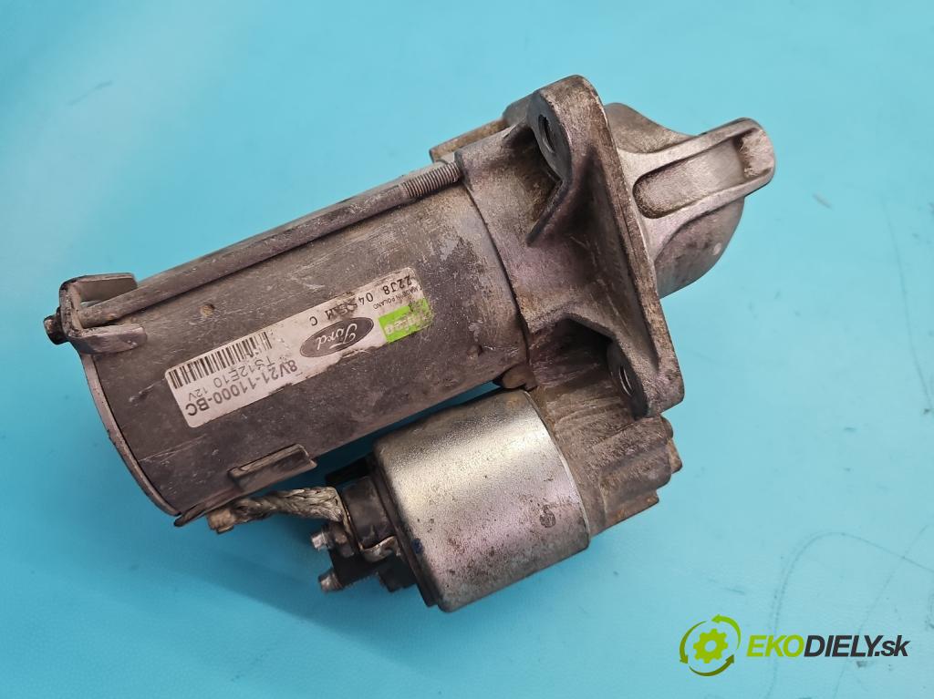Ford Fiesta Mk7 2008-2017 1.2 16V 82 hp manual 60 kW 1242 cm3 3- startér: 8V21-11000-BC (Startér)