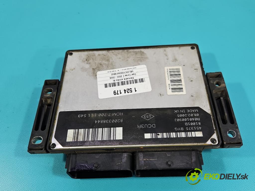 Renault Kangoo I 1998-2008 1.9d 64 HP manual 47 kW 1870 cm3 5- riadiaca jednotka motora 8200338844