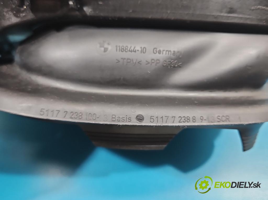 Bmw 3 F30 2011-2018 2.0d 184hp manual 135 kW 1995 cm3 5- Klapka nádrže palivo 7723889 (Kľučka dverí ostatné)