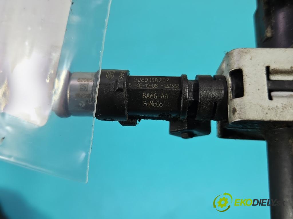 Ford Fiesta Mk7 2008-2017 1.2 16V 82 HP manual 60 kW 1242 cm3 3- vstrek 0280158207 (Vstrekovač paliva)