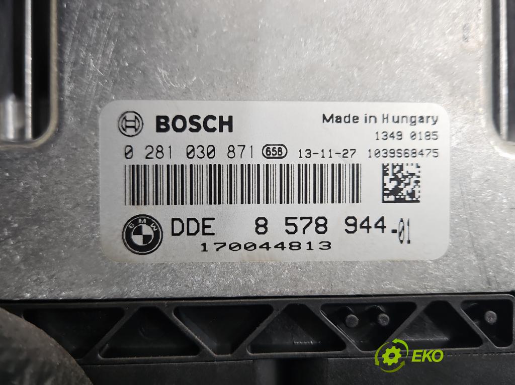 Bmw 3 F30 2011-2018 2.0d 184hp manual 135 kW 1995 cm3 5- riadiaca jednotka motora 0281030871