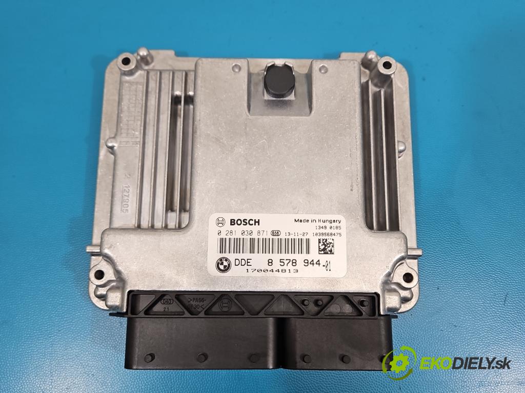 Bmw 3 F30 2011-2018 2.0d 184hp manual 135 kW 1995 cm3 5- riadiaca jednotka motora 0281030871