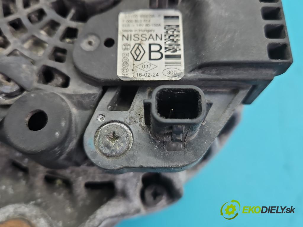 Renault Kadjar 2015-2022 1.2 131 HP manual 96 kW 1197 cm3 5- Alternator 231004BE08 (Alternátor)