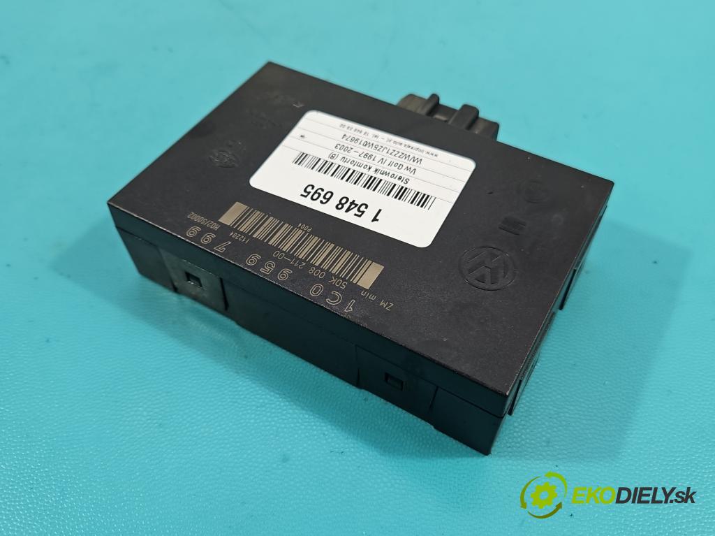 Vw Golf IV 1997-2003 1.9 tdi 101 HP manual 74 kW 1896 cm3 5- riadiaca jednotka komfortu 1C0959799