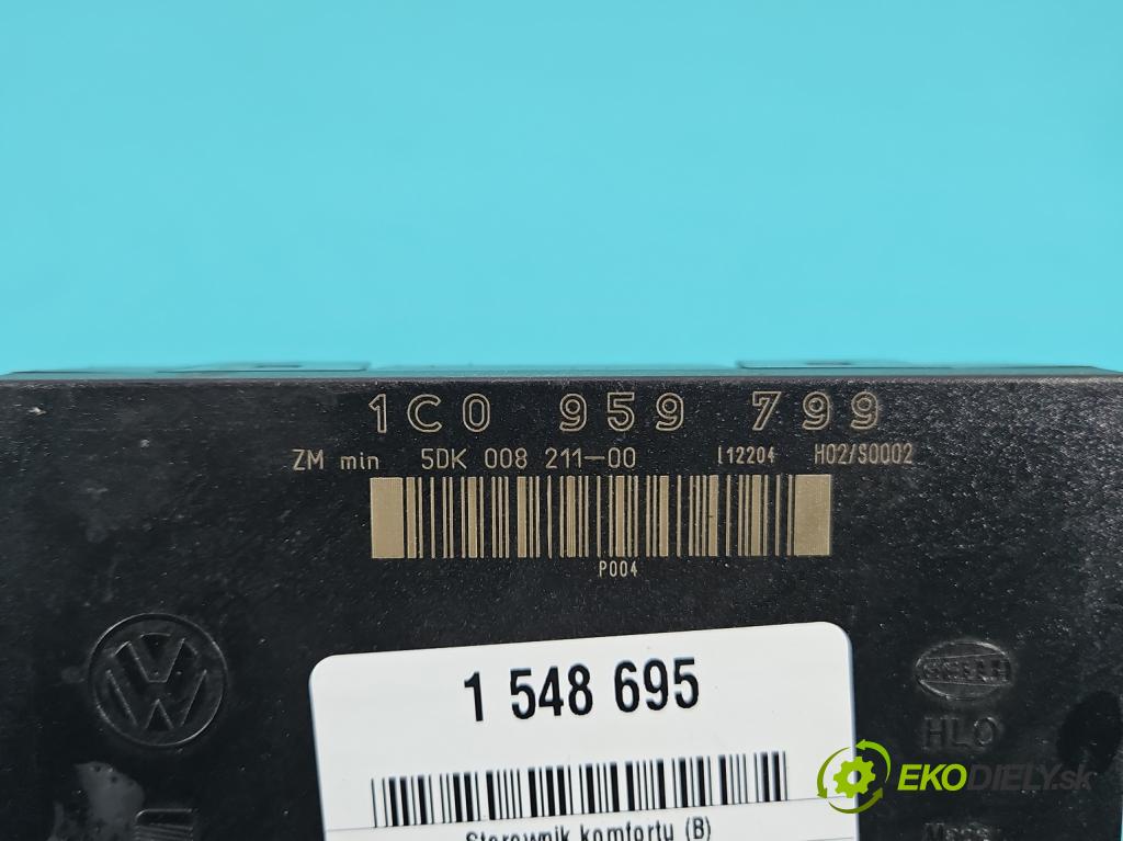 Vw Golf IV 1997-2003 1.9 tdi 101 HP manual 74 kW 1896 cm3 5- riadiaca jednotka komfortu 1C0959799