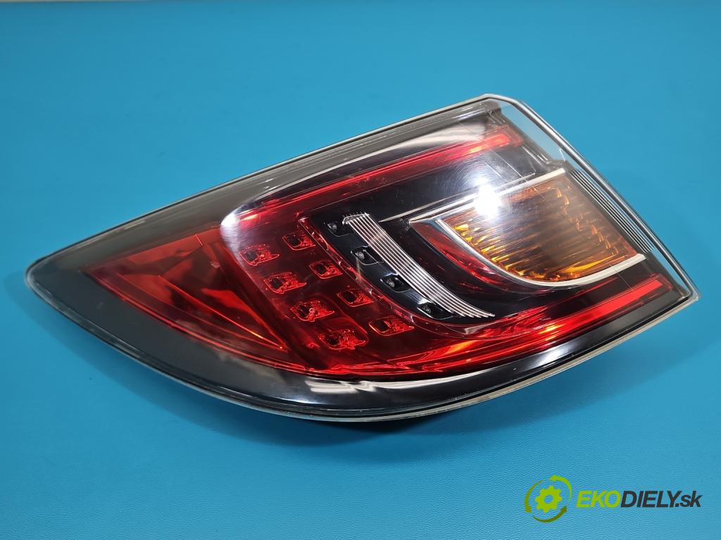 Mazda 6 II GH 2007-2012 2.0 16V 147 HP manual 108 kW 1998 cm3 5- svetlo / reflektor zadné ľavé GS1F-51150 (Kľučka dverí ostatné)