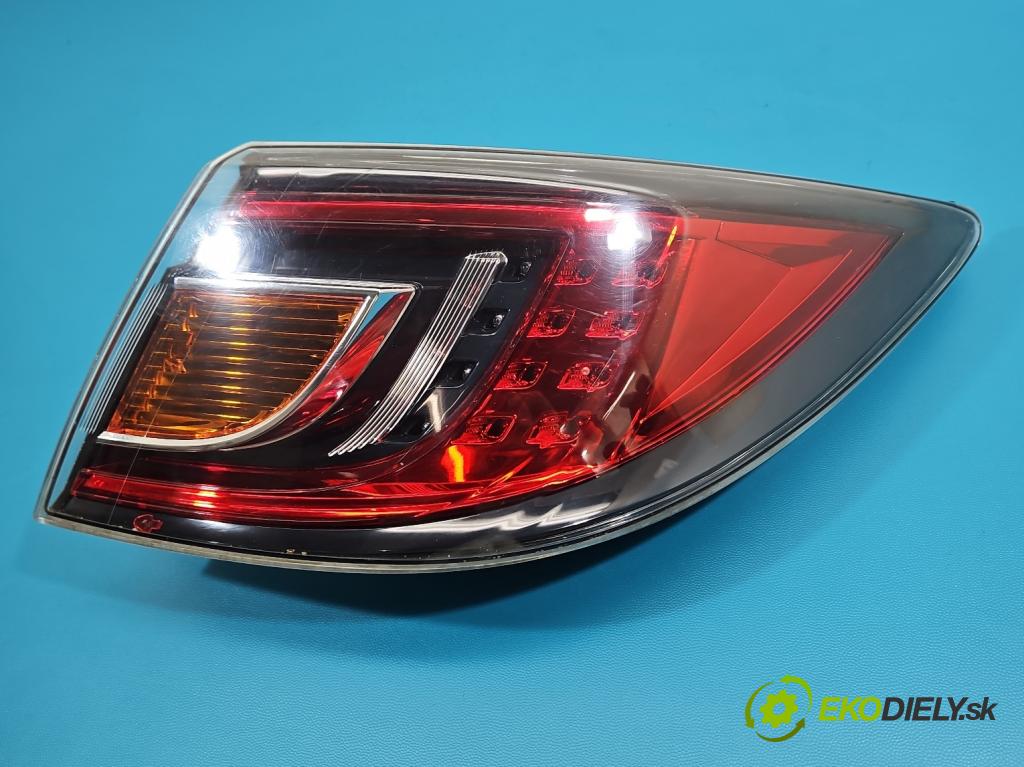 Mazda 6 II GH 2007-2012 2.0 16V 147 HP manual 108 kW 1998 cm3 5- svetlo / reflektor zadné pravé 220-41055 (Kľučka dverí ostatné)