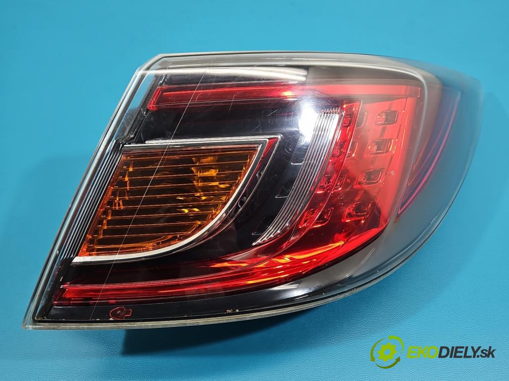 Mazda 6 II GH 2007-2012 2.0 16V 147 HP manual 108 kW 1998 cm3 5- svetlo / reflektor zadné pravé 220-41055 (Kľučka dverí ostatné)