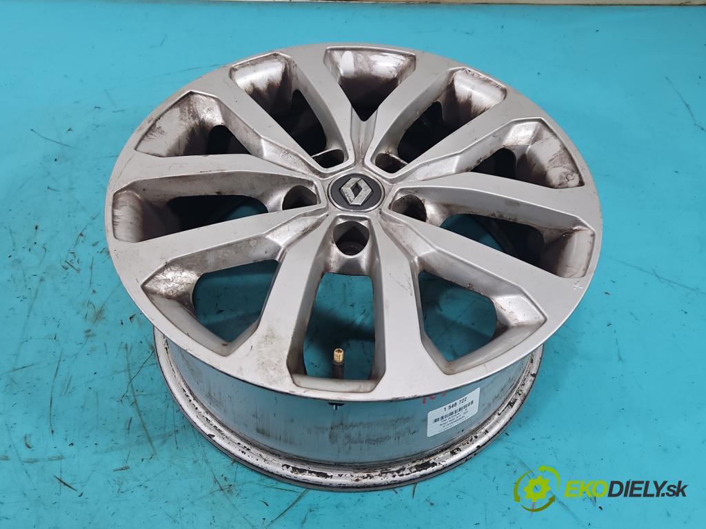 Renault Kadjar 2015-2022 1.2 131 HP manual 96 kW 1197 cm3 5- Disk hliník 17