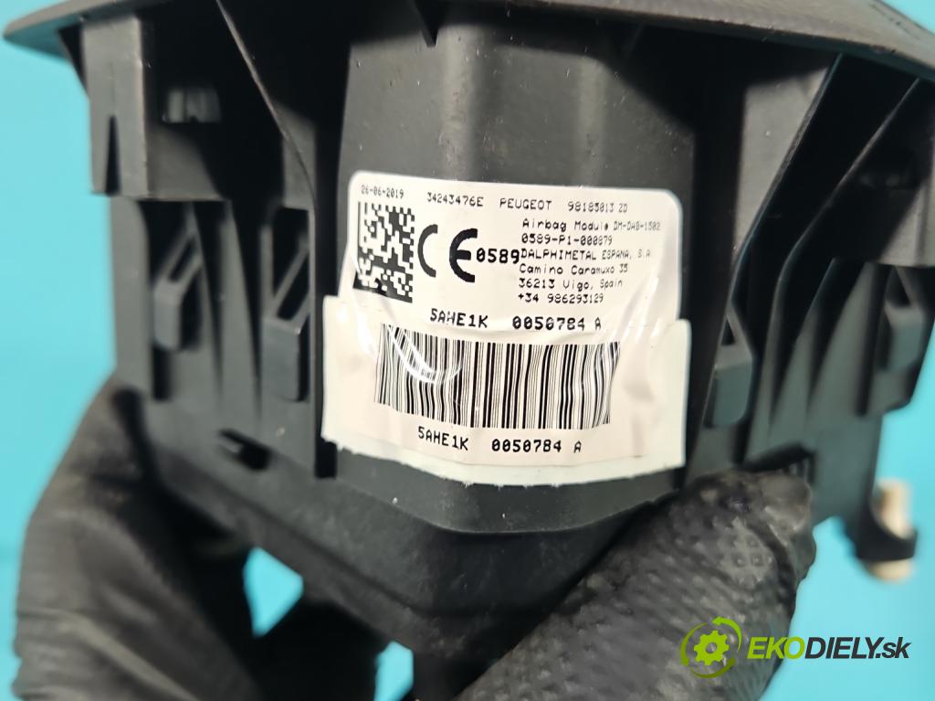 Peugeot 508 II 2018- 1.5 hdi 131 HP manual 96 kW 1499 cm3 5- airbag vzduch: Řidiči: 98185013ZD (Airbag)