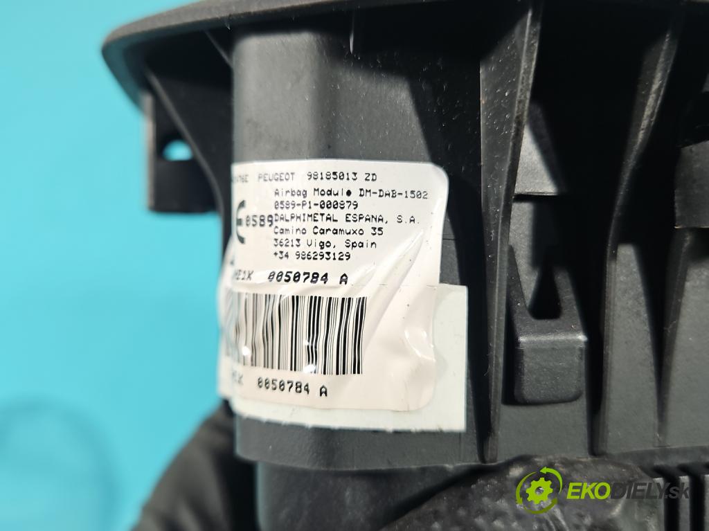 Peugeot 508 II 2018- 1.5 hdi 131 HP manual 96 kW 1499 cm3 5- airbag vzduch: Řidiči: 98185013ZD (Airbag)