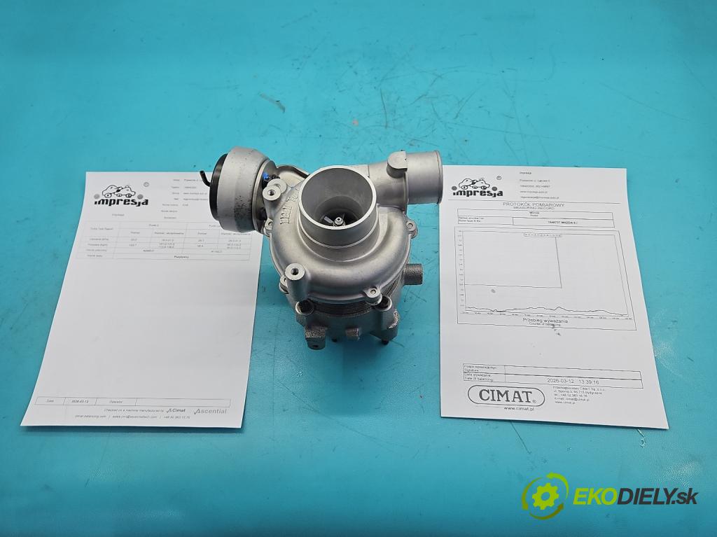 Mazda 6 I GG 2002-2007 2.0 citd 143 HP manual 105 kW 1998 cm3 5- turbodúchadlo, turbo repasovaná VJ36