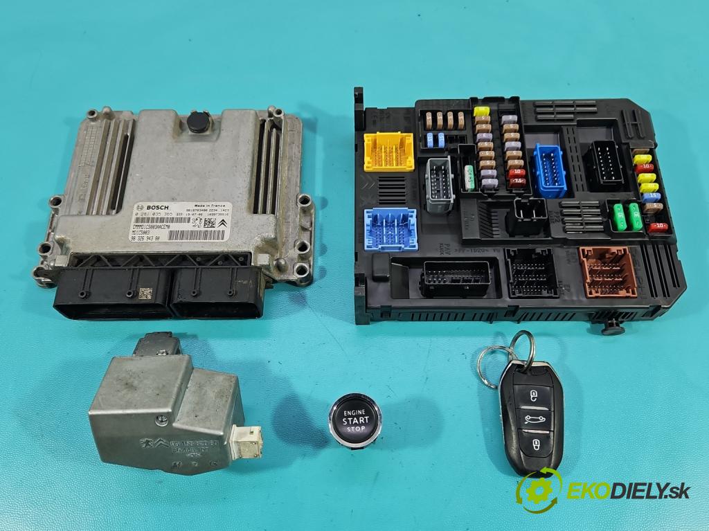 Peugeot 508 II 2018- 1.5 hdi 131 HP manual 96 kW 1499 cm3 5- riadiaca jednotka motora 0281035365