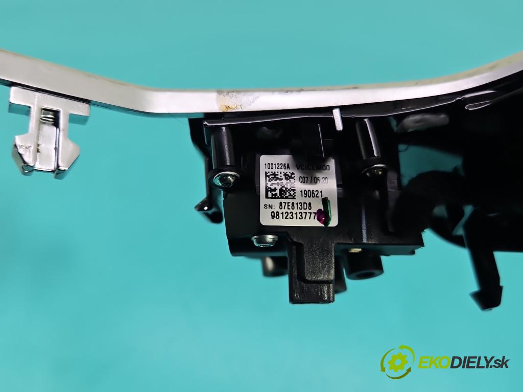 Peugeot 508 II 2018- 1.5 hdi 131 hp manual 96 kW 1499 cm3 5- Přepínač multifunkční: řízení: 9812313777 (Páčky pod volantem)