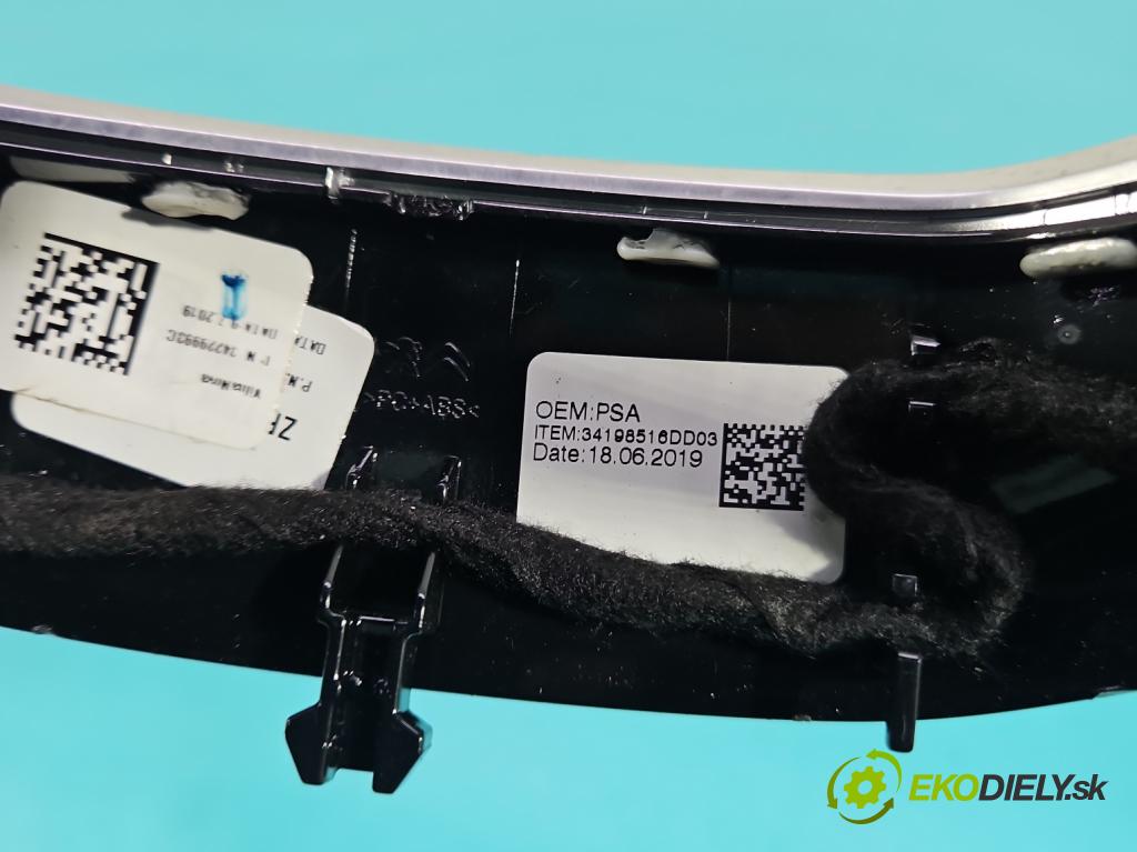 Peugeot 508 II 2018- 1.5 hdi 131 hp manual 96 kW 1499 cm3 5- Přepínač multifunkční: řízení: 9812313777 (Páčky pod volantem)