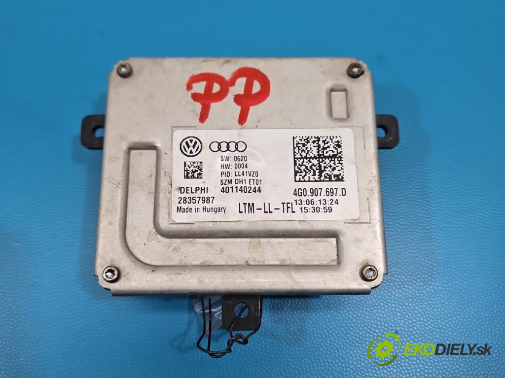Audi A6 C7 2011-2018 2.0 TFSI 179KM automatic 132 kW 1984 cm3 4- modul lampy: 28357987