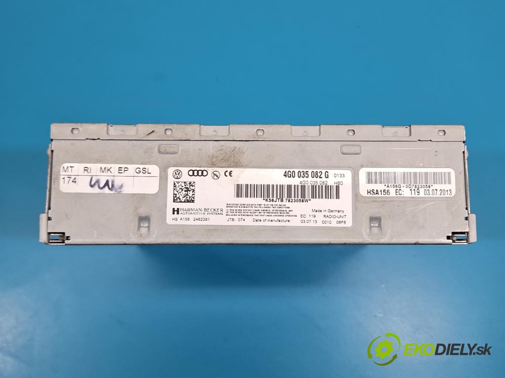 Audi A6 C7 2011-2018 2.0 TFSI 179KM automatic 132 kW 1984 cm3 4- riadiaca jednotka ostatné 4G0035082G