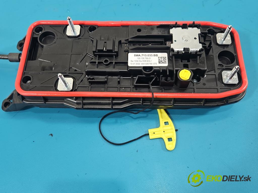 Cupra Formentor 20- 1.5 TSI 150 hp automatic 110 kW 1498 cm3 5- kulisa změny stupňová 5WA713033BB (Řadicí páka (kulisa) )